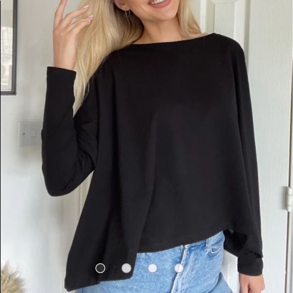 ASOS DESIGN slouchy batwing top